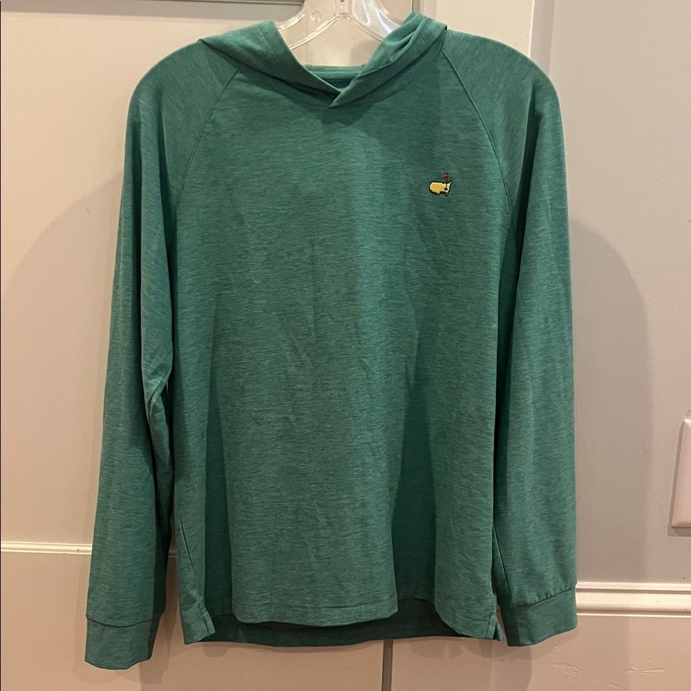 Lightweight Masters Green Hooded Long-Sleeve Shirt, Size XL Kids